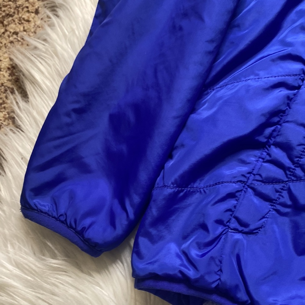 The North Face sz. 14/16 reversible fleece hooded jacket.l - Picture 11 of 12
